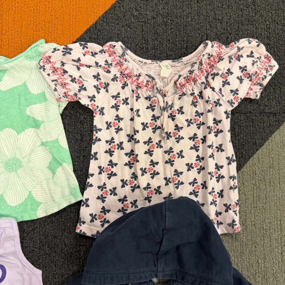 Lot of 4 Baby Girl Old Navy children’s place Zip-Up Hoodie 18-24 Months Bundle